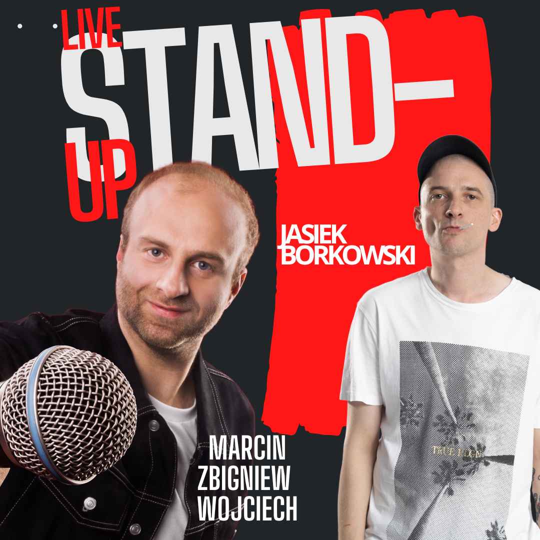 18.02.25 Kraków stand-up JASIEK BORKOWSKI MARCIN ZBIGNIEW WOJCIECH DRUKARNIA KRAKOWSKIE KLUB KOMEDIOWY 19:00